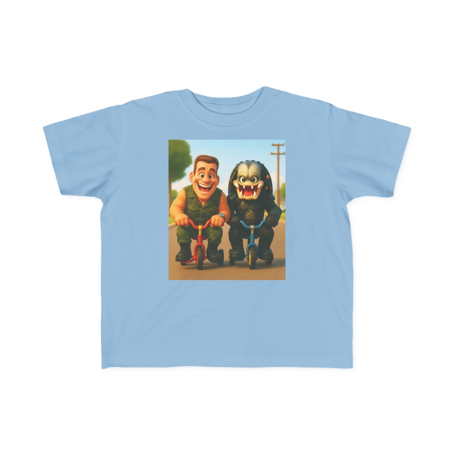 MajorMuscles & CrabFace – Trike Buddies, Toddler Tee