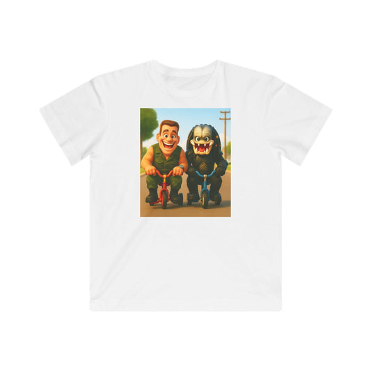 MajorMuscles & CrabFace – Trike Buddies, Kids Tee