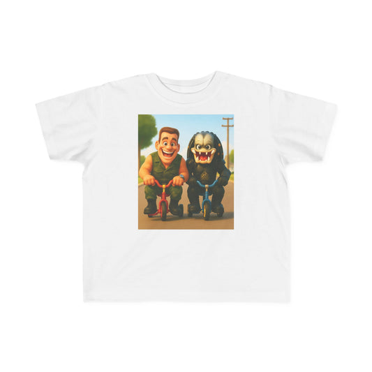 MajorMuscles & CrabFace – Trike Buddies, Toddler Tee