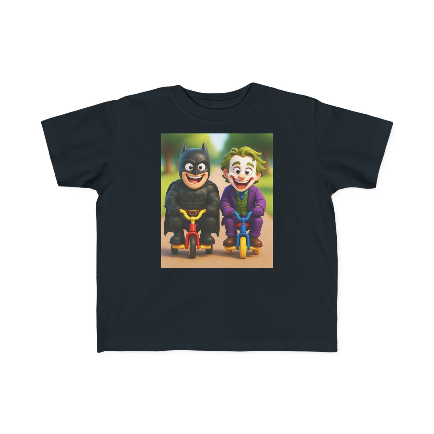 DarkDude & FunMan – Tiny Trike Team, Toddler Tee