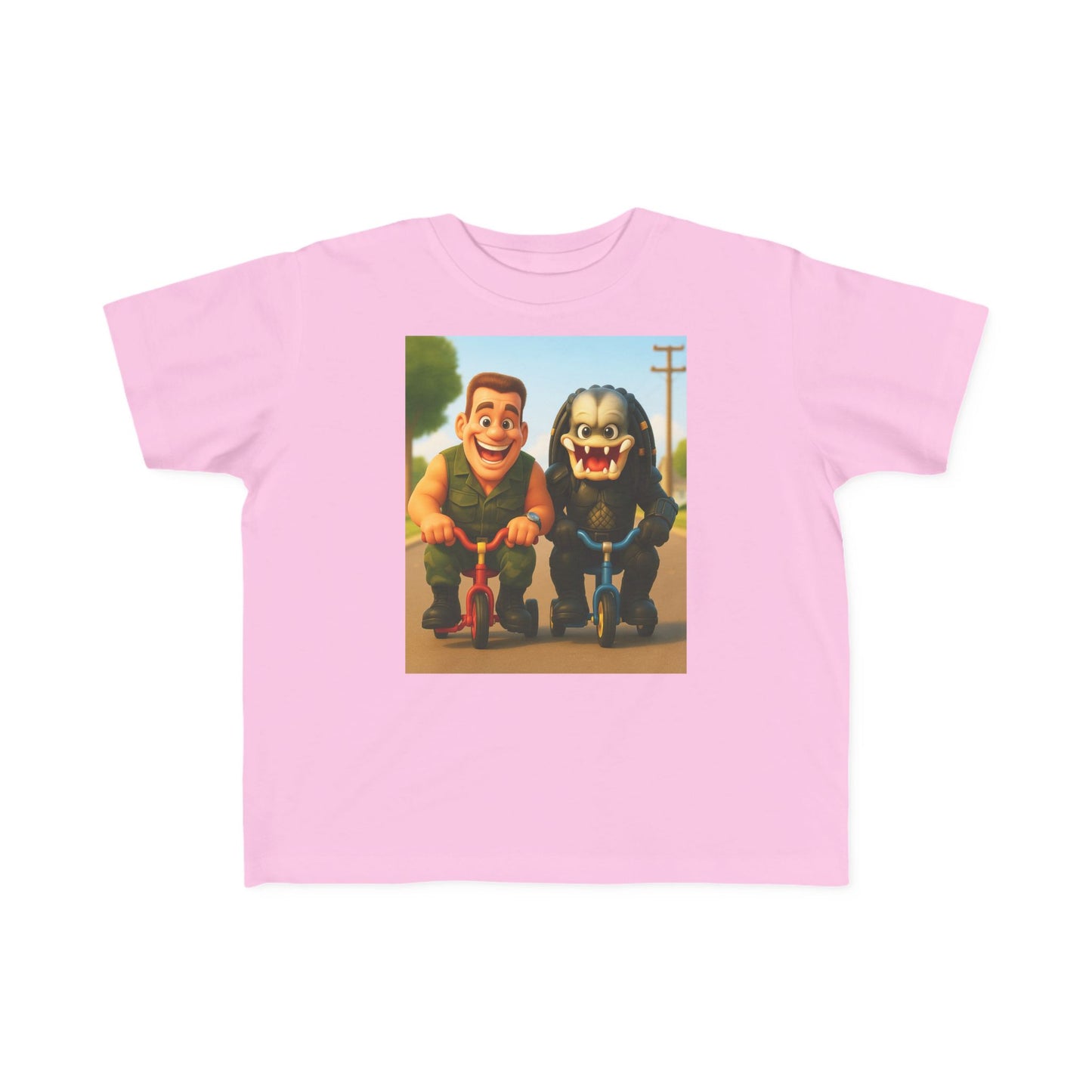MajorMuscles & CrabFace – Trike Buddies, Toddler Tee