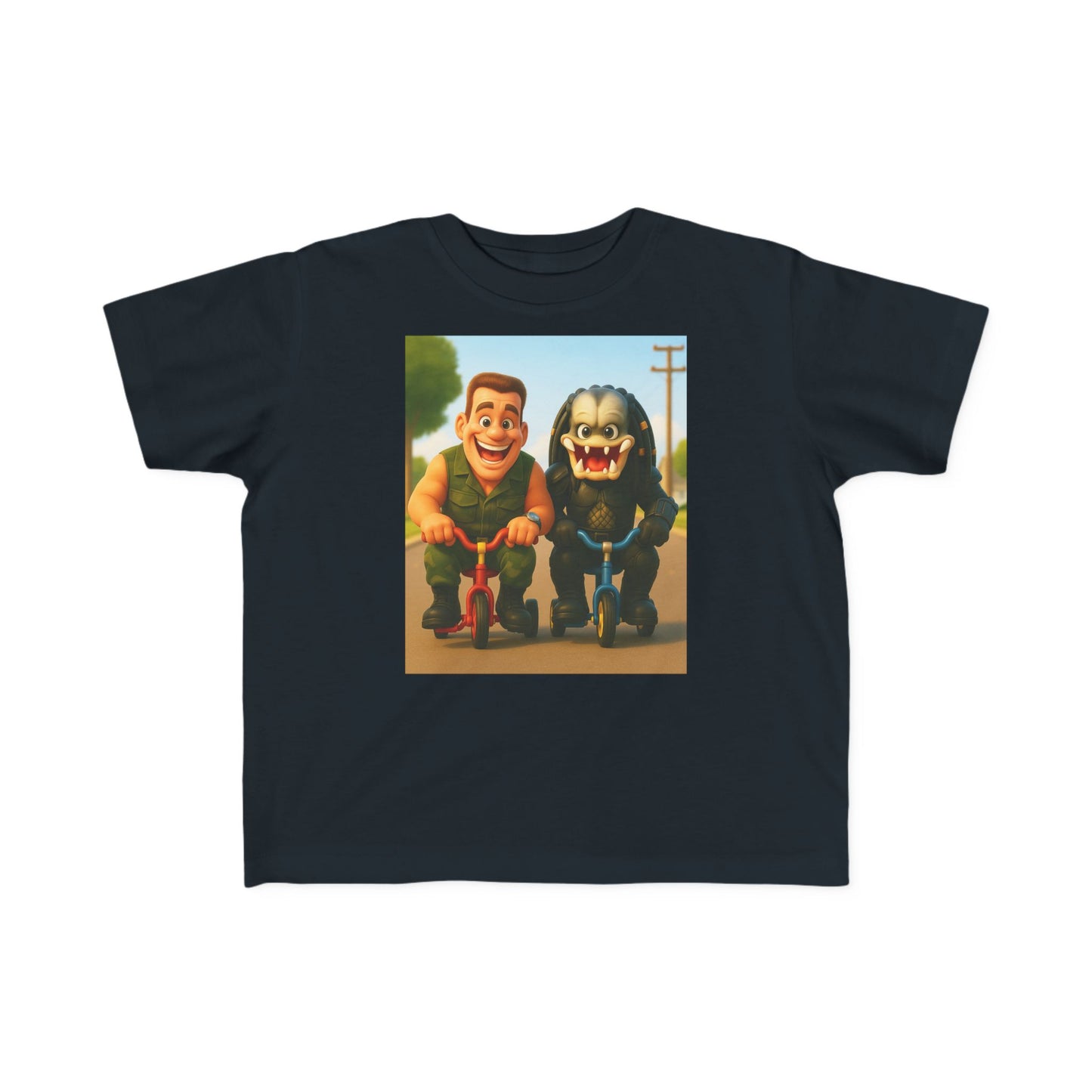 MajorMuscles & CrabFace – Trike Buddies, Toddler Tee